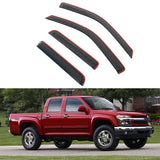 Smoke Window Visors Guard for Chevy Colorado GMC Canyon Crew Cab 2004-2012