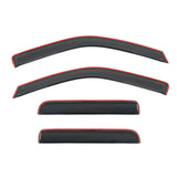 Smoke Window Visors Guard for Chevy Colorado GMC Canyon Crew Cab 2004-2012