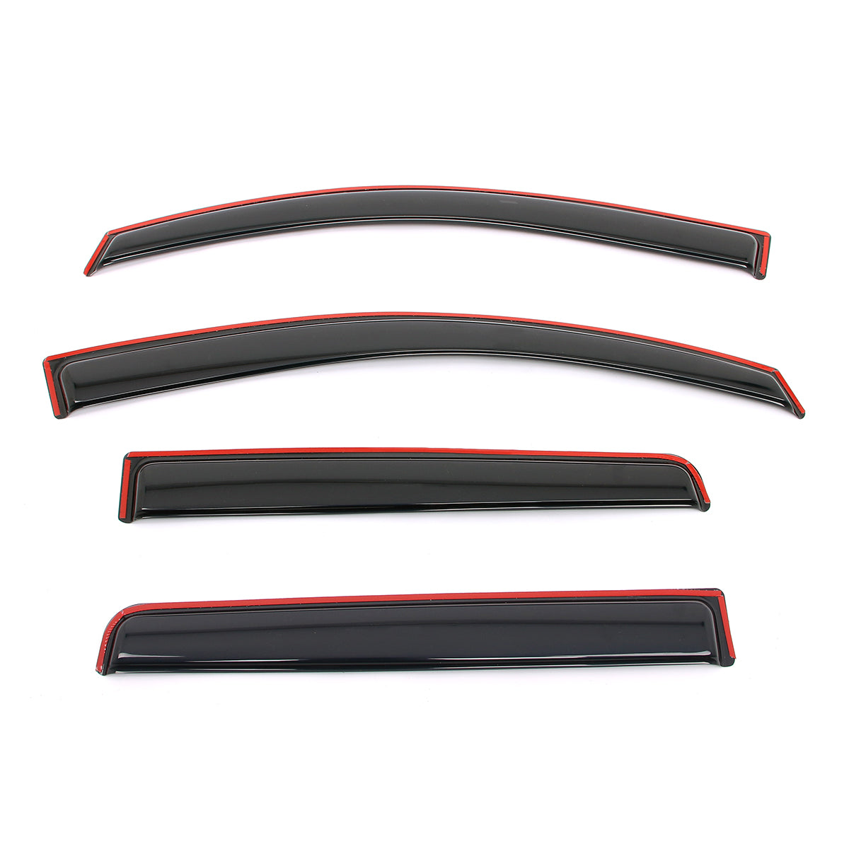 Window Visors for Chevy Colorado GMC Canyon Crew 2023-2026 Smoke Acrylic