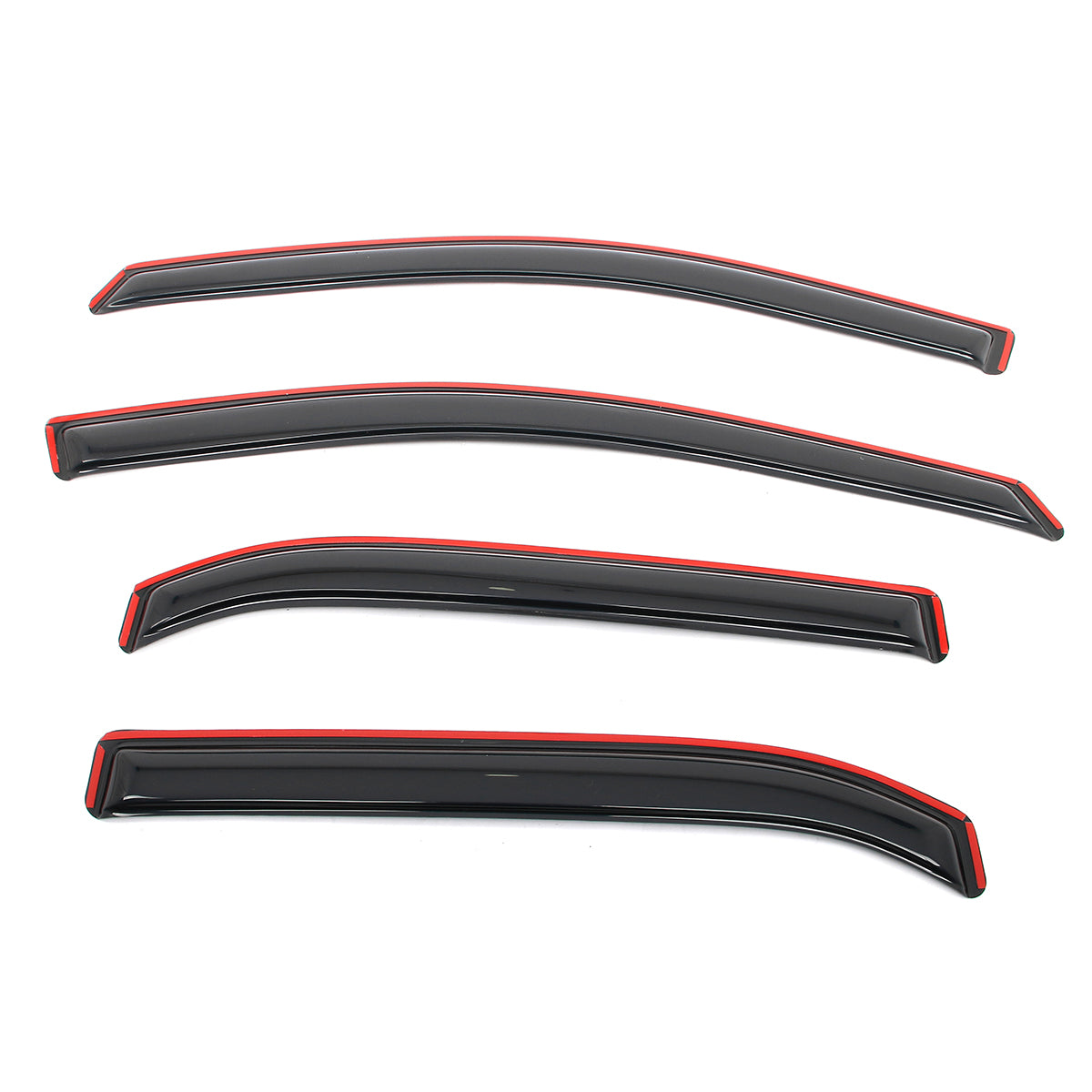Window Visors Rain Guards for Chevrolet Equinox 2010-2017 Smoke Acrylic