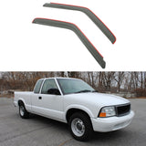 Window Visors Guard for Chevrolet S10 & GMC Sonoma 1994-2003 Smoke Acrylic