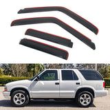 Window Visors for Chevy Blazer GMC Jimmy 4Dr 1995-2005 In-Channel Acrylic