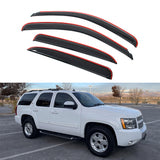 Smoke Window Visors Guards for Chevrolet Tahoe GMC Yukon 2007-2014 Acrylic