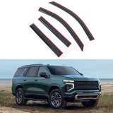 Smoke Window Visors for Chevrolet Tahoe & GMC Yukon 2021-2026 Vent Acrylic