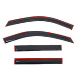 Smoke Window Visors for Chevrolet Tahoe & GMC Yukon 2021-2026 Vent Acrylic