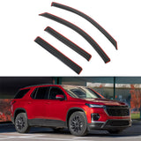 Window Visors Rain Guards for Chevrolet Traverse 2018-2023 Smoke Acrylic