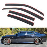 Window Visors for Dodge Charger 2011-2023 In-Channel Rain Wind Shade 4PCS