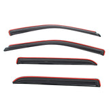 Smoke Window Visors for Dodge Ram 1500 2500 Crew Cab 2009-2026 Acrylic