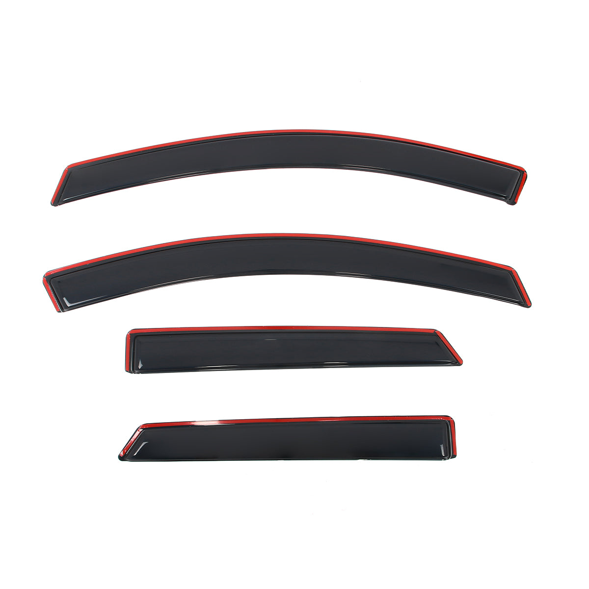 Window Visors Acrylic In-Channel Rain Guard for Ford Edge 2015-2024 4PCS