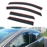 Window Visors Acrylic In-Channel Rain Guard for Ford Edge 2015-2024 4PCS