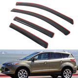 Window Visors for Ford Escape 2013-2019 In Channel Acrylic Rain Deflectors