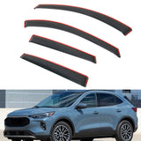 Window Visors for Ford Escape 2020-2026 In Channel Acrylic Rain Sun Guard