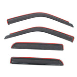 Window Visors for Ford F-150 Crew Cab 02-03 Blackwood 2001-2003 In Channel