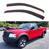 Window Visor Shade for Ford F-150 Standard Cab 2004-2008 2PCS In-channel