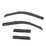 Window Visors for Ford F150 Extended Cab 2004-2014 In Channel Acrylic 4PC