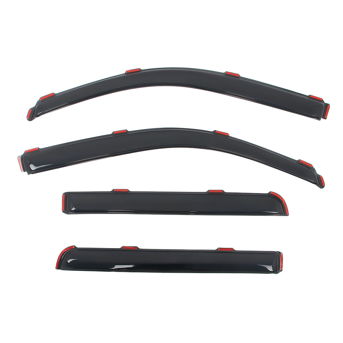 Window Visors for Ford F-150 Crew Cab 2009-2014 In-Channel Rain Deflectors