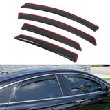 Window Visors Rain Deflectors for Ford Fusion 2013-2020 In-Channel 4PC Set