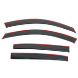 Window Visors In-Channel Rain Sun Guard for Honda Accord 4dr 2013-2017 4PC