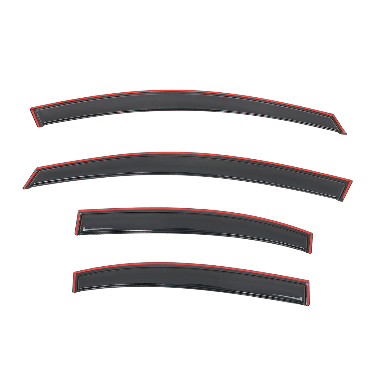 Window Visors In-Channel Rain Vent Guard for Honda Civic Sedan 2006-2011