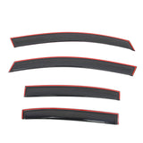 Window Visors Deflector for Honda Civic Sedan 2012-2015 In Channel Acrylic