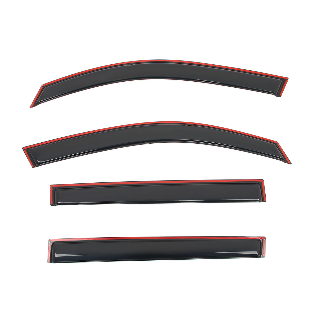 Side Window Visors Deflectors for Honda Pilot 2016-2022 4PCS In-Channel