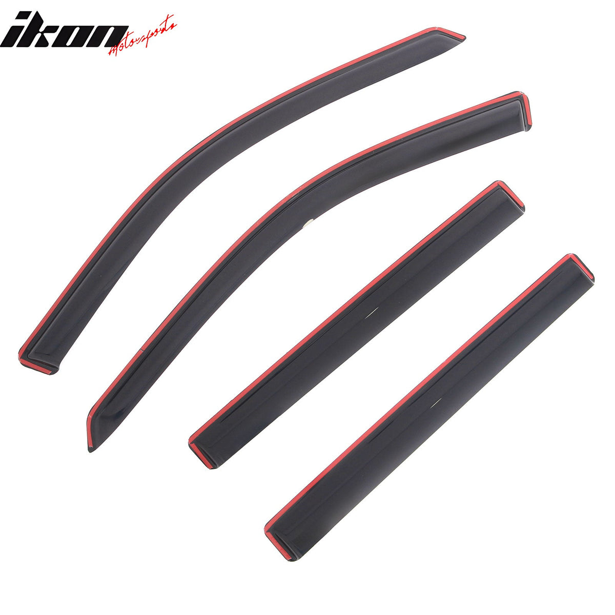 2017-2026 Jeep Compass (Fits 2017 New Body Style Compass MP) In-Channel Window Visors Sun Shades Vent Rain Guards Deflectors Acrylic Smoke/Tinted 4PCS