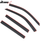 2017-2026 Jeep Compass (Fits 2017 New Body Style Compass MP) In-Channel Window Visors Sun Shades Vent Rain Guards Deflectors Acrylic Smoke/Tinted 4PCS