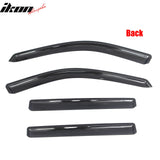2017-2026 Jeep Compass (Fits 2017 New Body Style Compass MP) In-Channel Window Visors Sun Shades Vent Rain Guards Deflectors Acrylic Smoke/Tinted 4PCS
