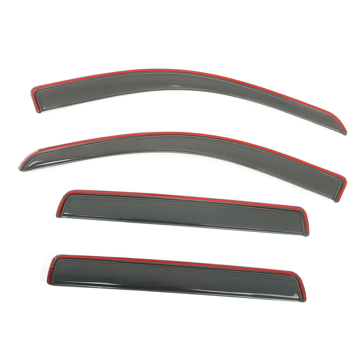 Window Visors Rain Deflectors for Jeep Grand Cherokee 2005-2010 In Channel