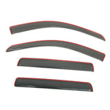Window Visors Rain Deflectors for Jeep Grand Cherokee 2005-2010 In Channel