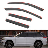 Window Visors Rain Sun Deflectors for Jeep Grand Cherokee 2022-2026 4PCS