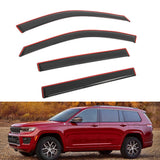 Window Visors for Jeep Grand Cherokee L 2021-2026 4PC Rain Sun Deflectors