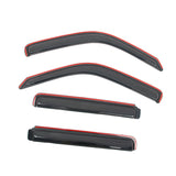 Window Visors Rain Deflectors for Jeep Liberty 2008-2014 4-Door In Channel