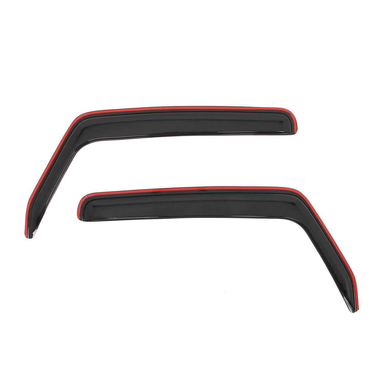 Window Visors Rain Deflectors for Jeep Wrangler 2Dr 2007-2018 In-channel