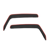 Window Visors Rain Deflectors for Jeep Wrangler 2Dr 2007-2018 In-channel
