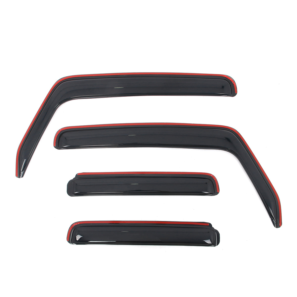 Window Visors Guard for Jeep Wrangler Unlimited 2007-2018 In-channel 4PCS