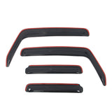 Window Visors Guard for Jeep Wrangler Unlimited 2007-2018 In-channel 4PCS