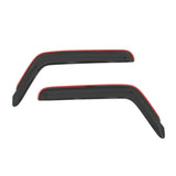 Window Visors Rain Deflectors for Jeep Wrangler 2Dr 2018-2026 In Channel