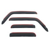 In-channel Window Visor for Jeep Wrangler JL Unlimited 4Dr 2018-2026 4PCS