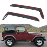 Window Visor for Jeep Wrangler 1997-2006 In-channel Side Door Deflectors