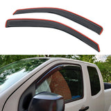 Window Visor Rain Guard for Nissan Frontier King Cab 2005-2021 In-Channel