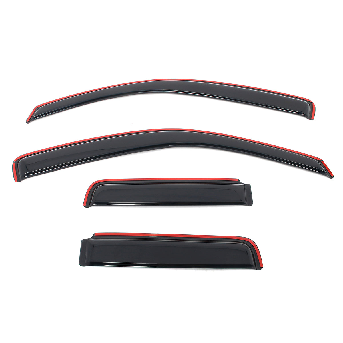 Window Visor for Nissan Frontier Double Cab 2005-2020 4PCS In-Channel