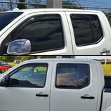 Window Visor for Nissan Frontier Double Cab 2005-2020 4PCS In-Channel