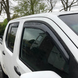 Window Visor for Nissan Frontier Double Cab 2005-2020 4PCS In-Channel