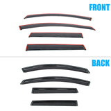 Side Window Visors Deflector for Nissan Murano 2015-2024 In-Channel 4PCS