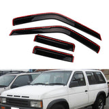 Window Visors for Nissan Pathfinderin 1990-1995 Smoke In-Channel Acrylic
