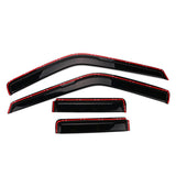 Window Visors for Nissan Pathfinderin 1990-1995 Smoke In-Channel Acrylic