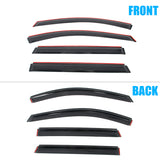 Side Window Visor Deflector for Nissan Pathfinder 2013-2020 4PC In-Channel