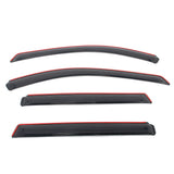 Window Visors for Nissan Rogue 2014-2020 Acrylic In Channel Deflectors Set