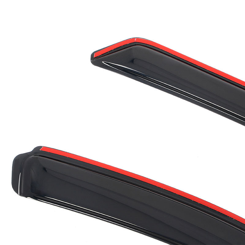 Window Visors for Nissan Rogue 2014-2020 Acrylic In Channel Deflectors Set